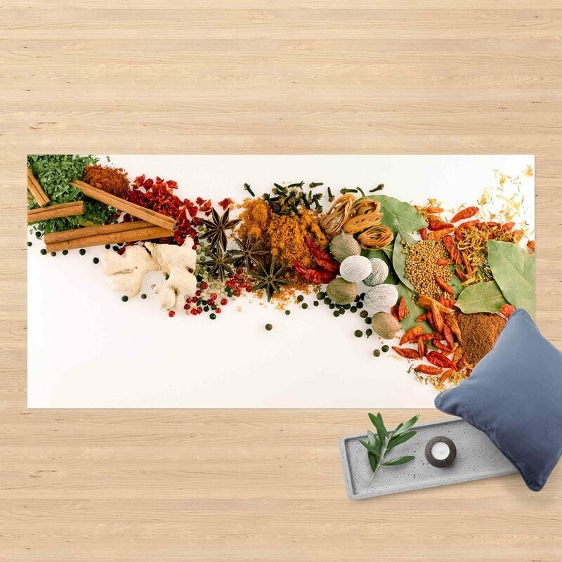 

Alfombras vinílicas - Spices And Dried Herbs - Apaisado 1:2 Dimensión LxA: 40cm x 80cm