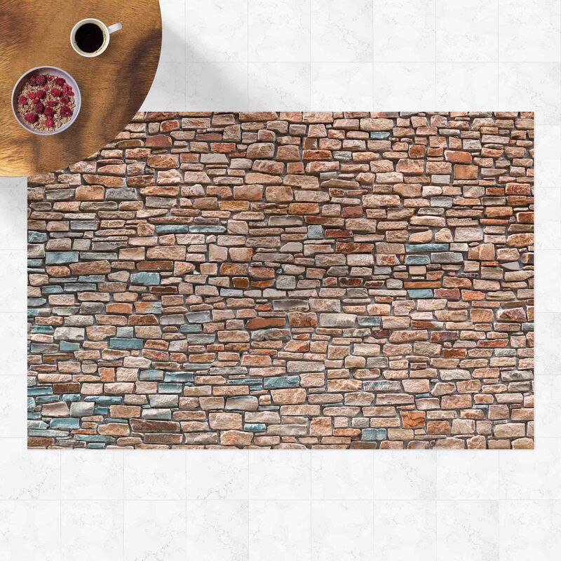 

Alfombras vinílicas - Stone Look Red Turquoise - Apaisado 2:3 Dimensión LxA: 80cm x 120cm