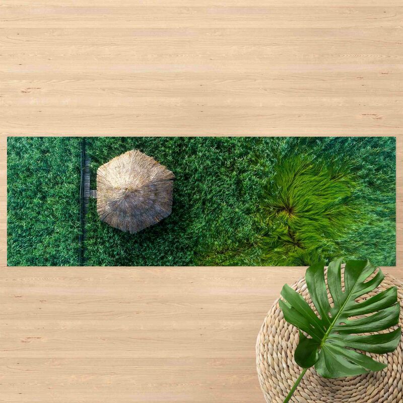 

Alfombras vinílicas - Straw Hut In High Reed - Panorama Formato apaisado Dimensión LxA: 60cm x 180cm