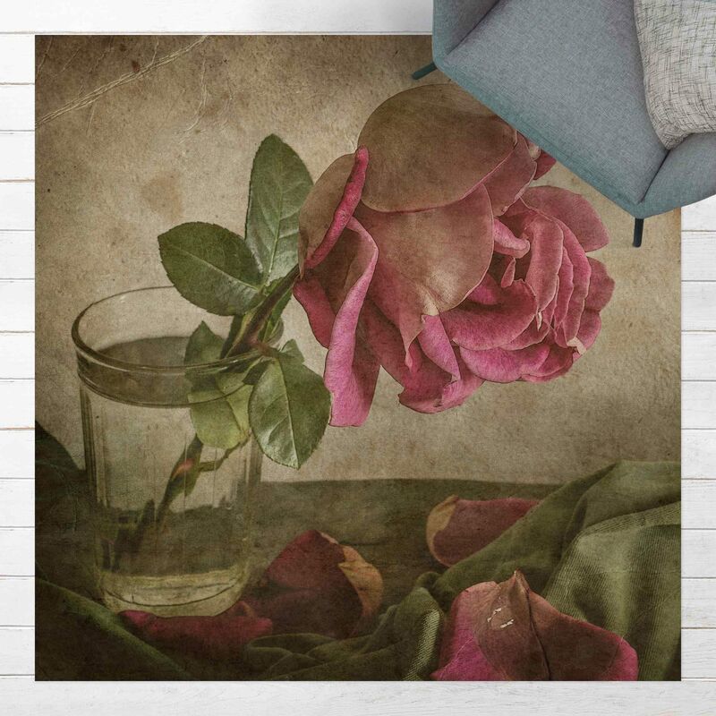 

Alfombras vinílicas - Tear Of A Rose - Cuadrado 1:1 Dimensión LxA: 60cm x 60cm