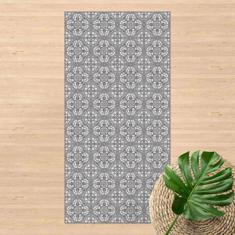 

Alfombras vinílicas - Tile Pattern Faro Grey - Alto 2:1 Dimensión LxA: 100cm x 50cm