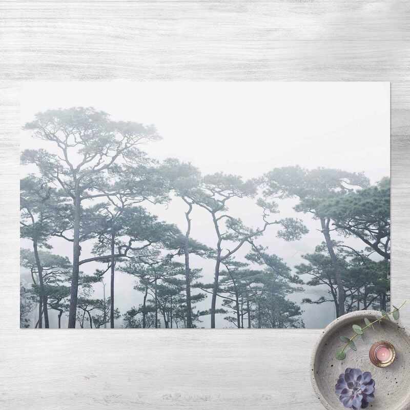 

Alfombras vinílicas - Treetops In Fog - Apaisado 2:3 Dimensión LxA: 40cm x 60cm