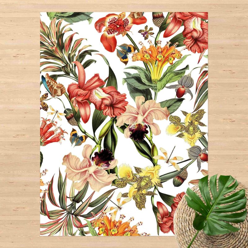 

Alfombras vinílicas - Tropical Flowers - Alto 4:3 Dimensión LxA: 160cm x 120cm