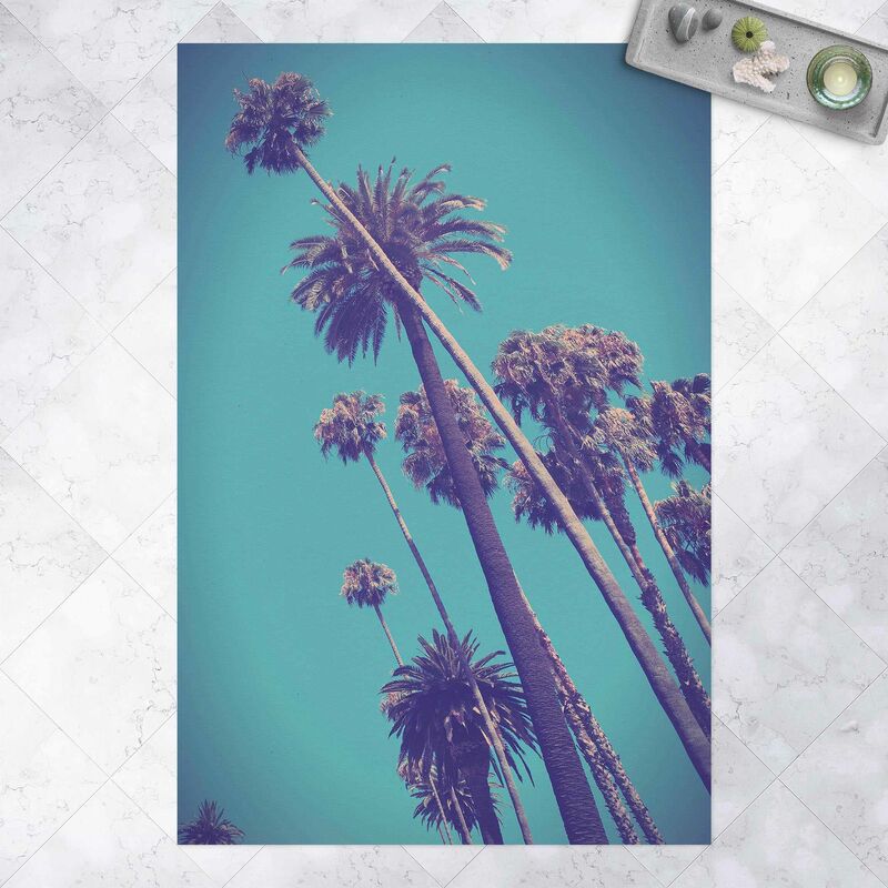 

Alfombras vinílicas - Tropical Plants Palm Trees And Sky - Alto 3:2 Dimensión LxA: 90cm x 60cm