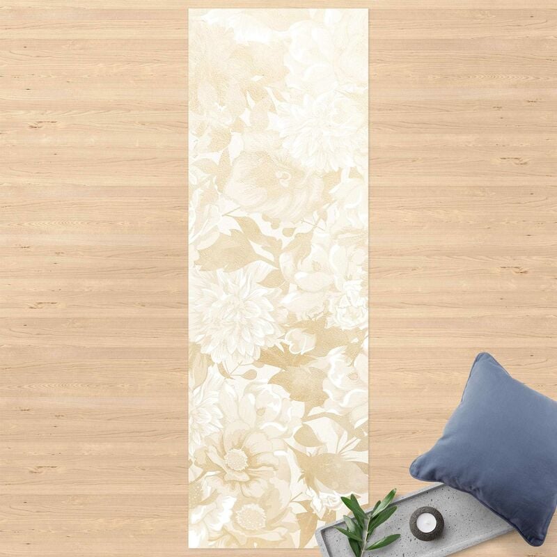 

Alfombras vinílicas - Vintage Blossom Dream In Beige - Panorámico Dimensión LxA: 180cm x 60cm