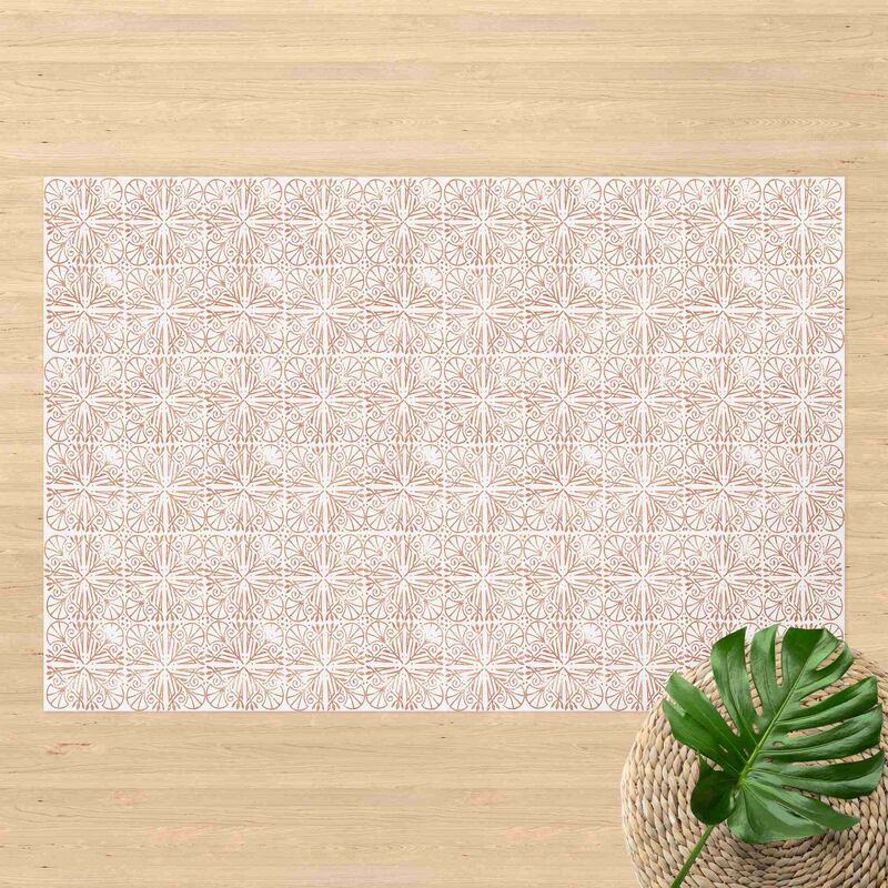 

Alfombras vinílicas - Vintage Pattern Filigree Art Deco - Apaisado 2:3 Dimensión LxA: 80cm x 120cm