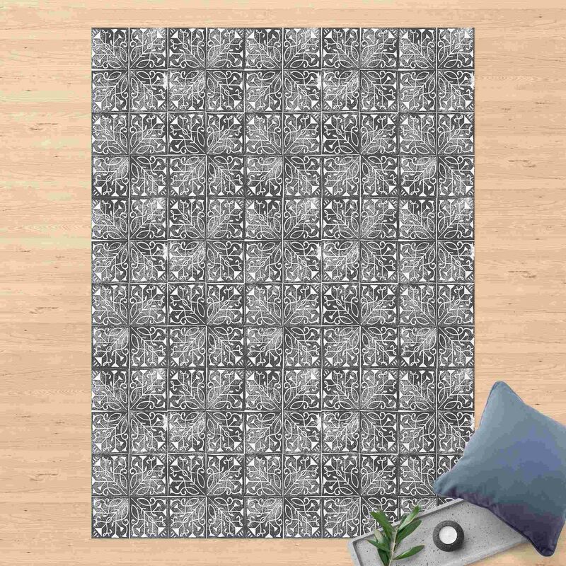 

Alfombras vinílicas - Vintage Pattern Spanish Tiles - Alto 4:3 Dimensión LxA: 100cm x 75cm