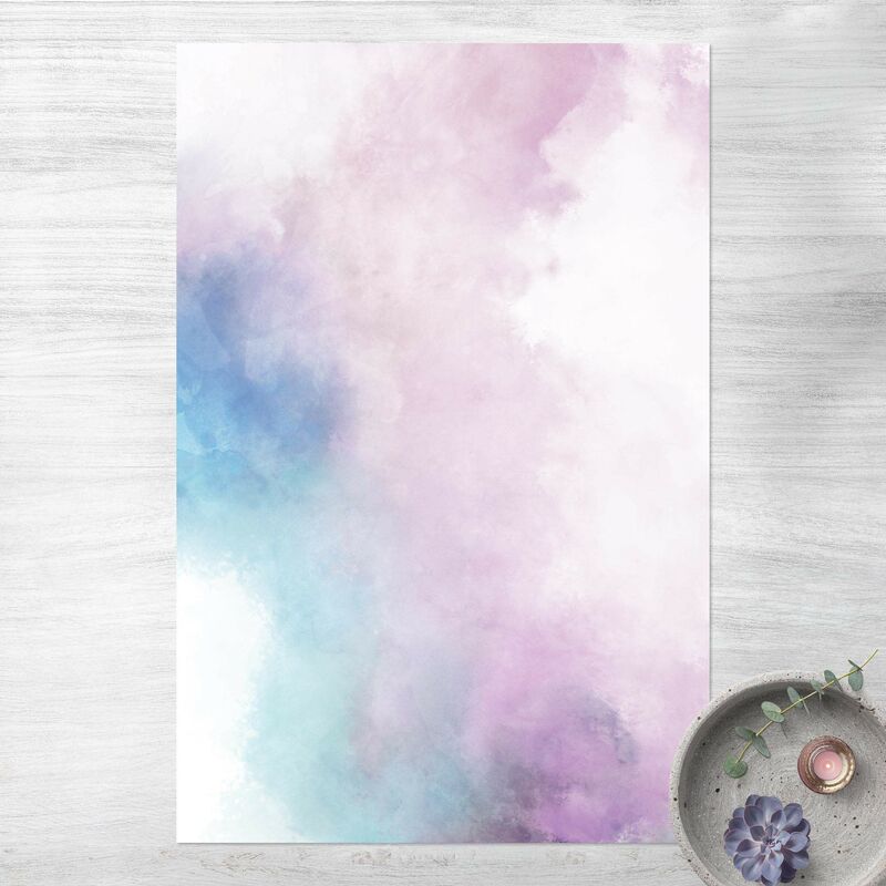 

Alfombras vinílicas - Watercolour Symbiosis Blue Purple - Alto 3:2 Dimensión LxA: 60cm x 40cm