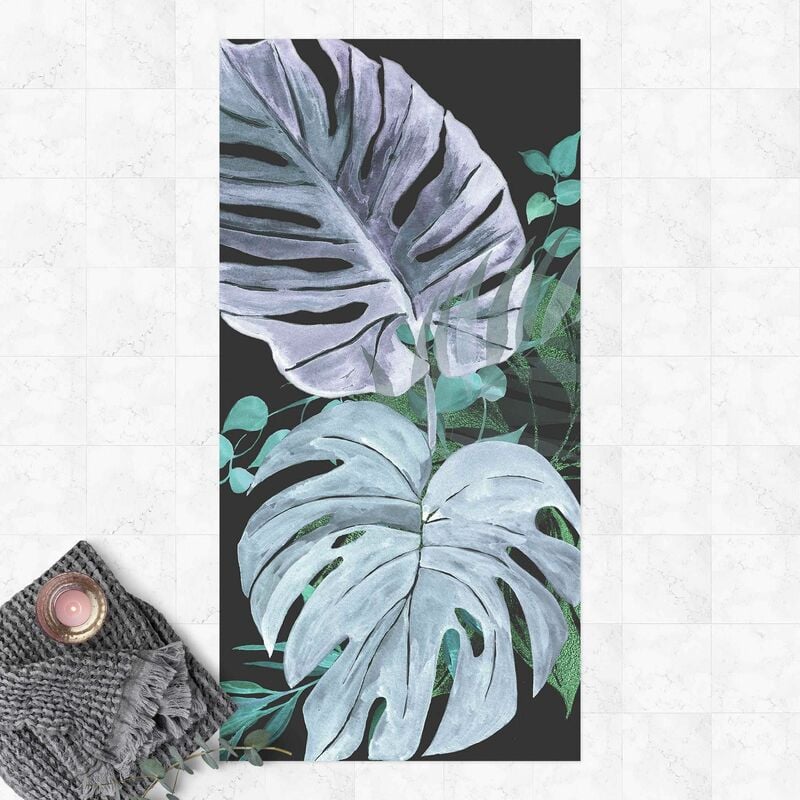 

Alfombras vinílicas - Watercolour Tropical Arrangement Of Colours - Alto 2:1 Dimensión LxA: 180cm x 90cm
