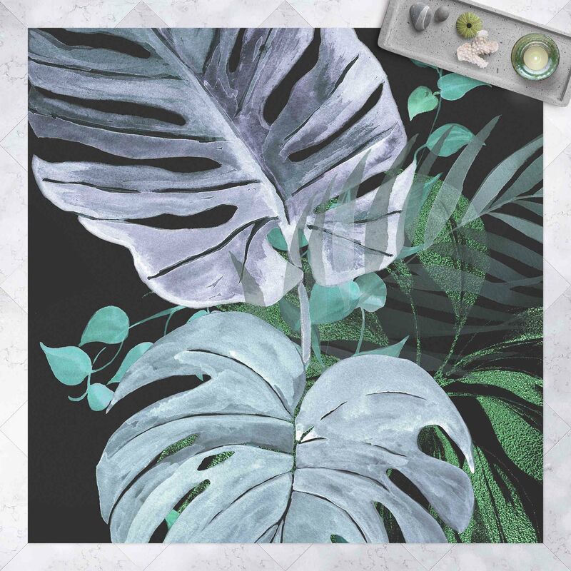 

Alfombras vinílicas - Watercolour Tropical Arrangement Of Colours - Cuadrado 1:1 Dimensión LxA: 40cm x 40cm