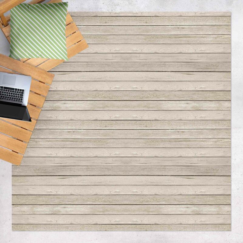 

Alfombras vinílicas - Wooden Boards Oak Light Colour - Cuadrado 1:1 Dimensión LxA: 120cm x 120cm