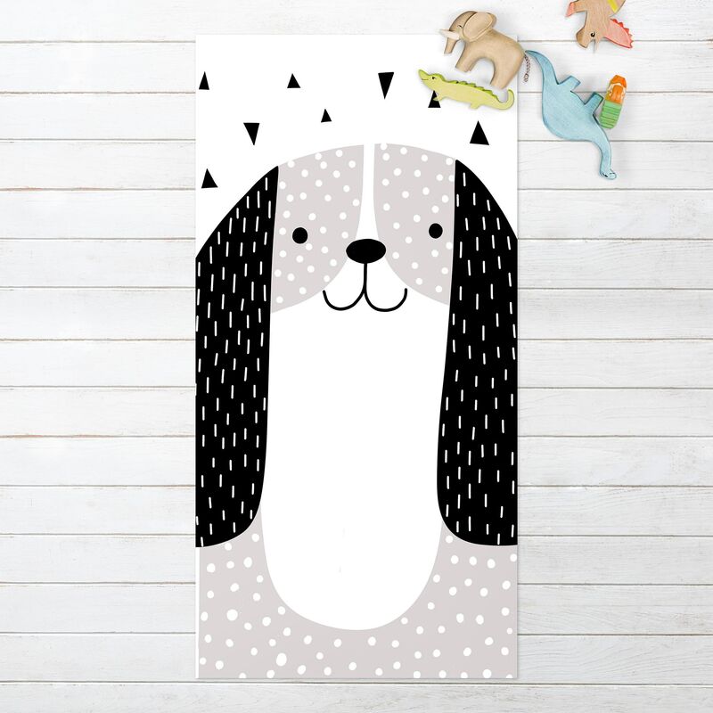 

Bilderwelten - Alfombras vinílicas - Zoo With Patterns - Dog - Alto 2:1 Dimensión LxA: 180cm x 90cm