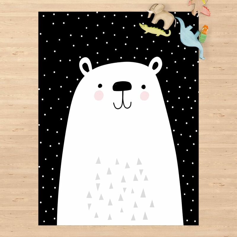 

Alfombras vinílicas - Zoo With Patterns - Polar Bear - Alto 4:3 Dimensión LxA: 100cm x 75cm