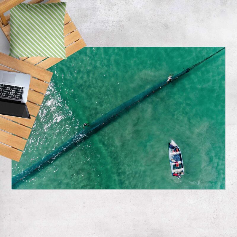 

Alfombras vinílicas - Aerial Image - Fishermen - Apaisado 2:3 Dimensión LxA: 40cm x 60cm