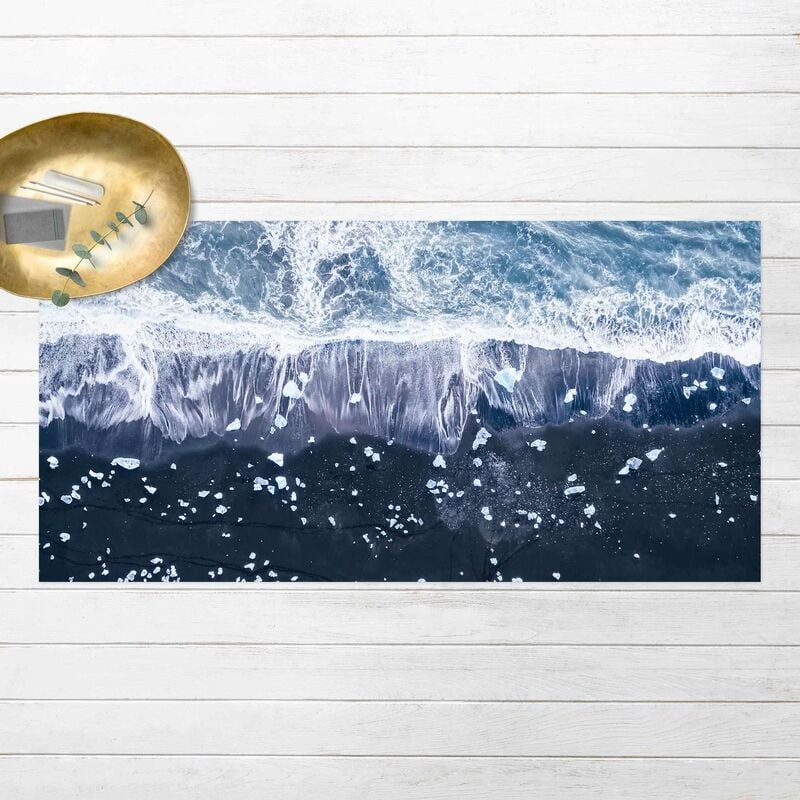 

Bilderwelten - Alfombras vinílicas - Aerial Image - Jökulsárlón On Iceland - Apaisado 1:2 Dimensión LxA: 80cm x 160cm