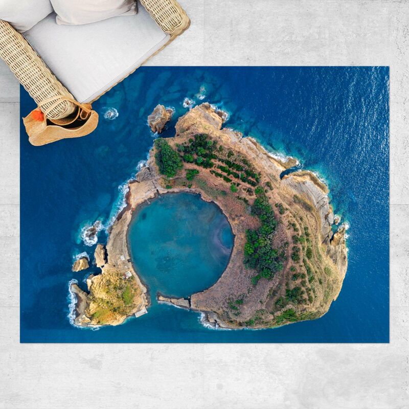 

Alfombras vinílicas - Aerial Image - The Isle Vila Franca do Campo - Apaisado 3:4 Dimensión LxA: 60cm x 80cm