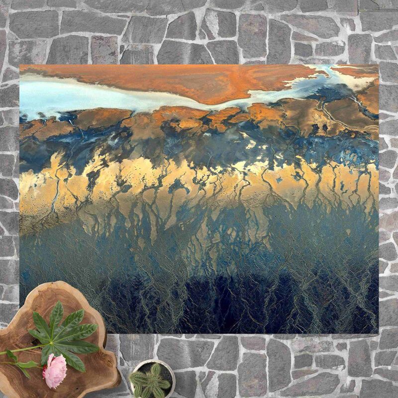 

Alfombras vinílicas - Aerial View Of California - Apaisado 3:4 Dimensión LxA: 135cm x 180cm