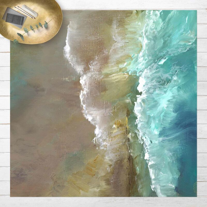 

Bilderwelten - Alfombras vinílicas - Air Coast - Cuadrado 1:1 Dimensión LxA: 100cm x 100cm