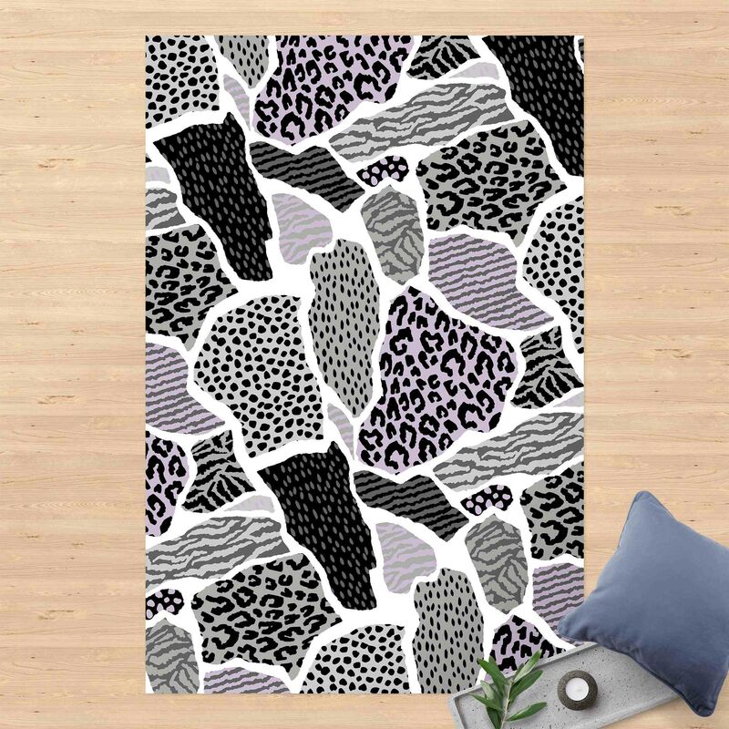 

Alfombras vinílicas - Animal Print Zebra Tiger Leopard Europe - Alto 3:2 Dimensión LxA: 90cm x 60cm