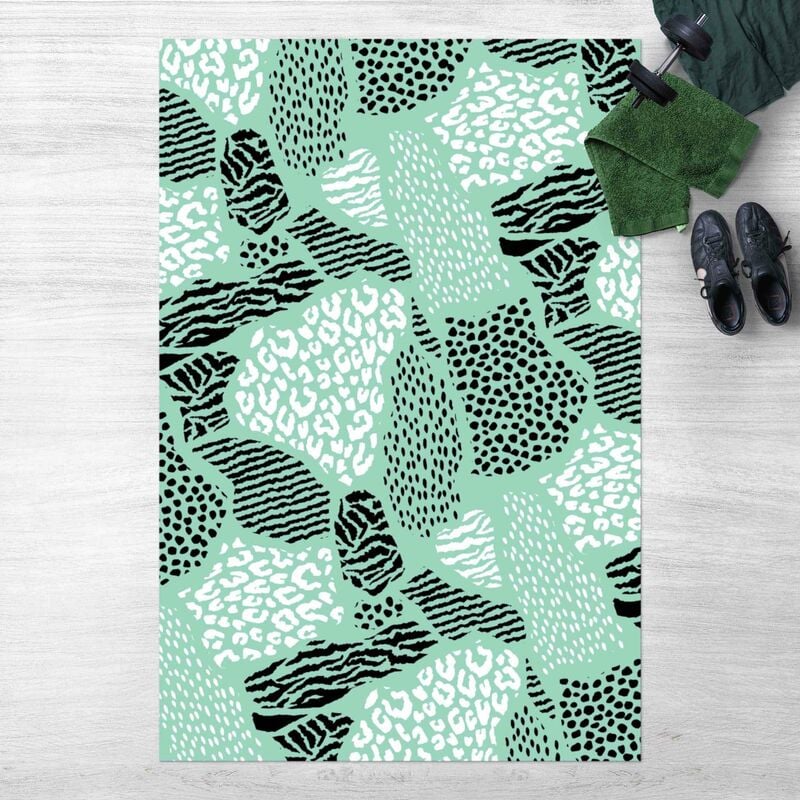 

Alfombras vinílicas - Animal Print Zebra Tiger Leopard South America - Alto 3:2 Dimensión LxA: 120cm x 80cm