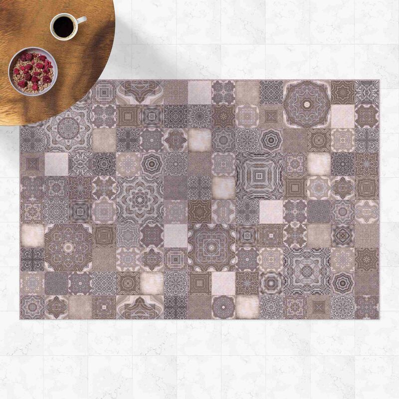 

Alfombras vinílicas - Art Deco Tiles Pink Marble With Shimmer - Apaisado 2:3 Dimensión LxA: 80cm x 120cm