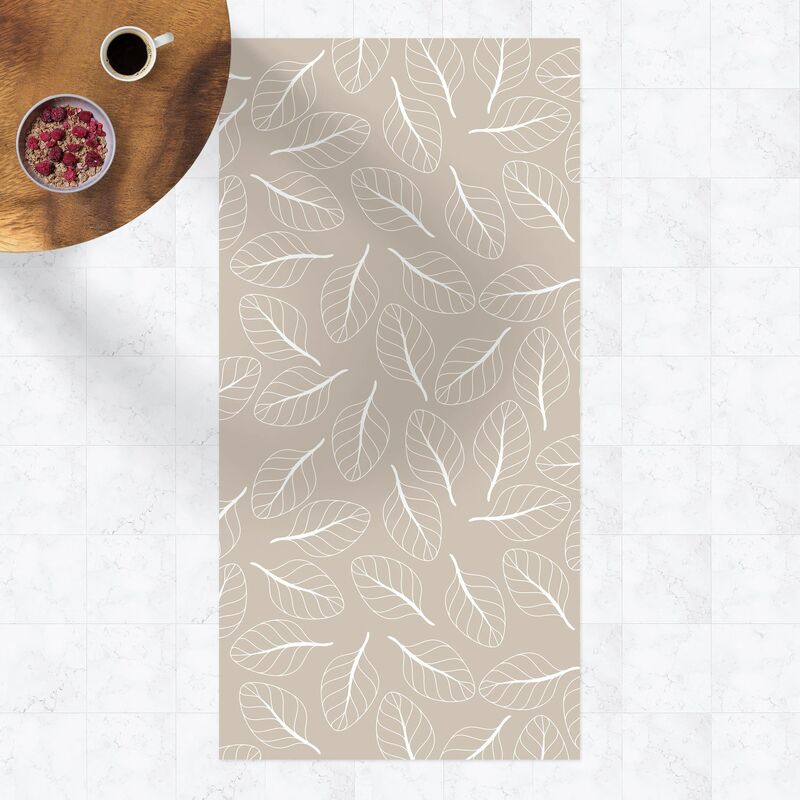 

Alfombras vinílicas - Autumn Pattern Of Delicate Flowers - Alto 2:1 Dimensión LxA: 140cm x 70cm