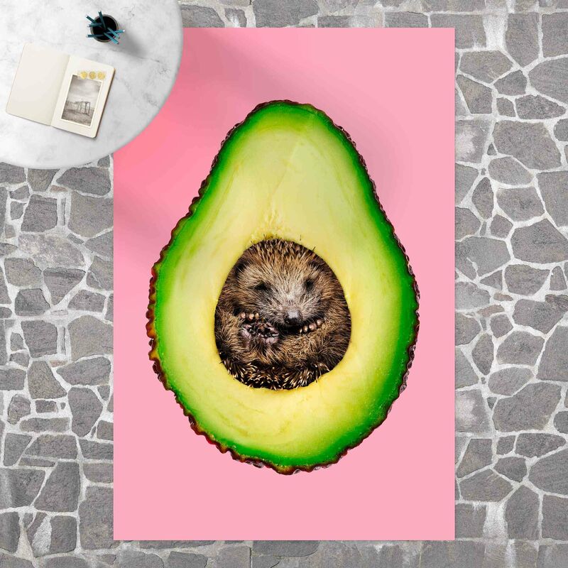 

Alfombras vinílicas - Avocado With Hedgehog - Alto 3:2 Dimensión LxA: 180cm x 120cm