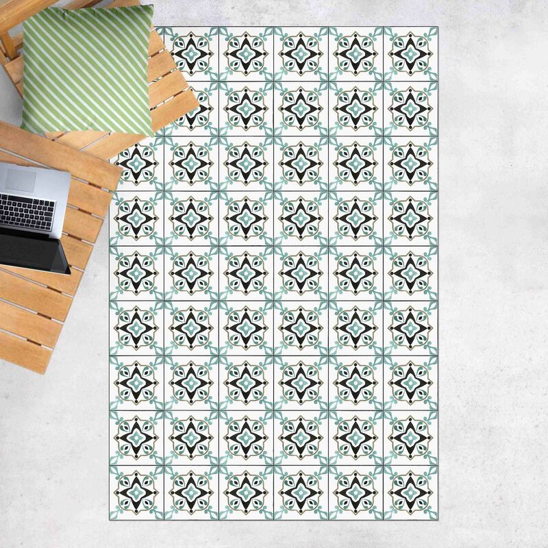 

Alfombras vinílicas - Backsplash Brown Turquoise - Alto 3:2 Dimensión LxA: 120cm x 80cm