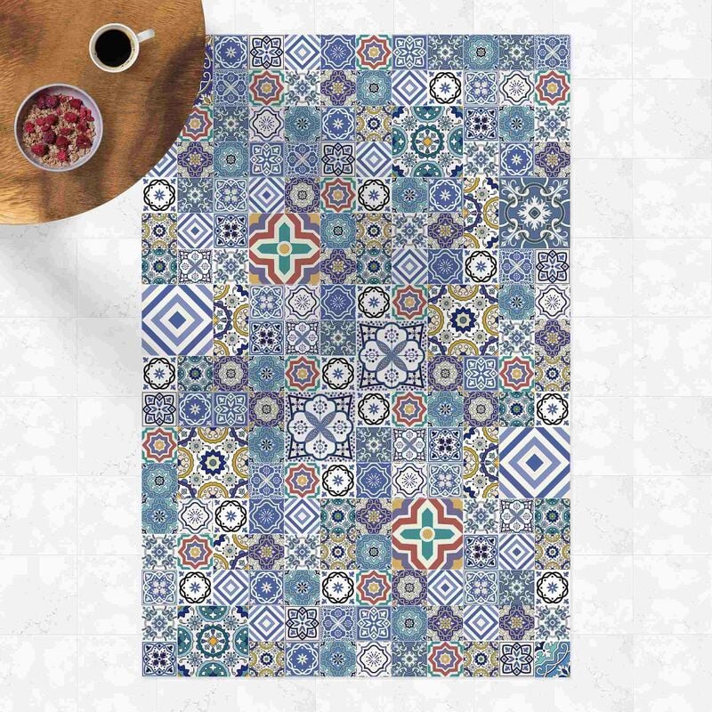 

Alfombras vinílicas - Backsplash - Elaborate Portoguese Tiles - Alto 3:2 Dimensión LxA: 210cm x 140cm