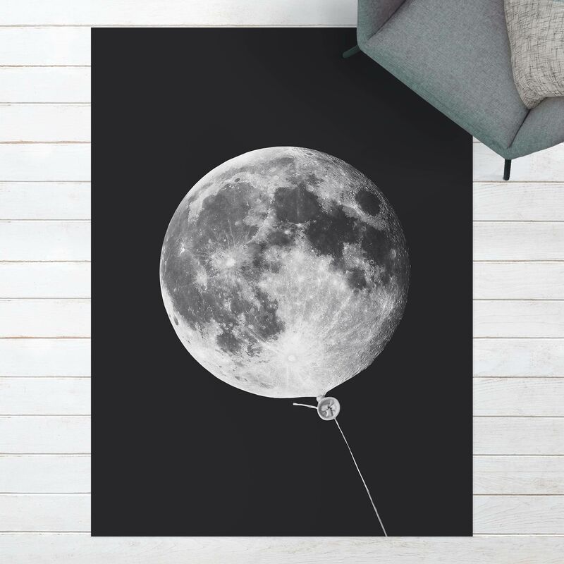 

Alfombras vinílicas - Balloon With Moon - Alto 4:3 Dimensión LxA: 180cm x 135cm