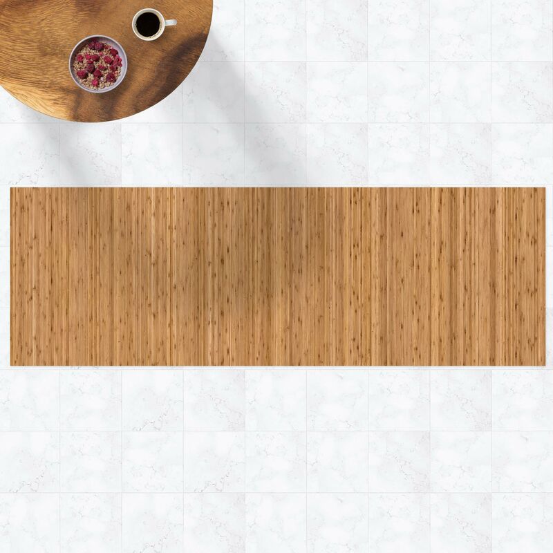 

Alfombras vinílicas - Bamboo - Panorama Formato apaisado Dimensión LxA: 90cm x 270cm