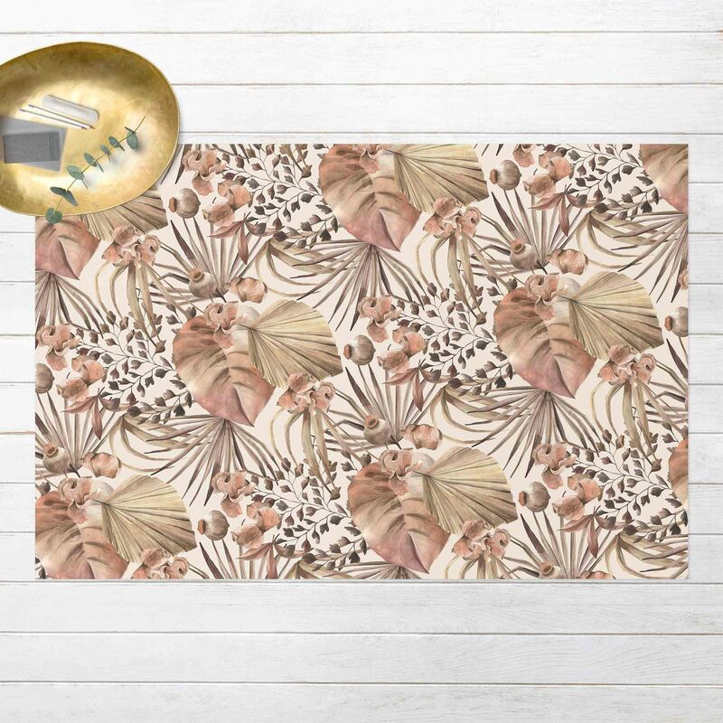 

Alfombras vinílicas - Beige Palm Leaves - Apaisado 2:3 Dimensión LxA: 40cm x 60cm
