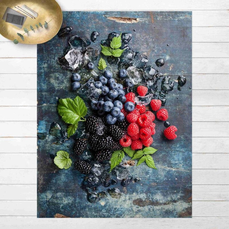 

Alfombras vinílicas - Berry Mix With Ice Cubes Wood - Alto 4:3 Dimensión LxA: 60cm x 45cm
