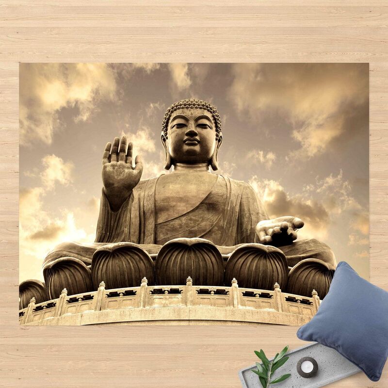 

Alfombras vinílicas - Big Buddha Sepia - Apaisado 3:4 Dimensión LxA: 90cm x 120cm
