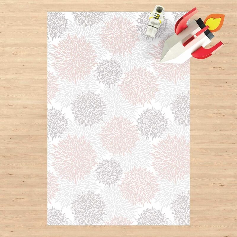 

Alfombras vinílicas - Big Drawn Dandelion In Light Pink - Alto 3:2 Dimensión LxA: 150cm x 100cm