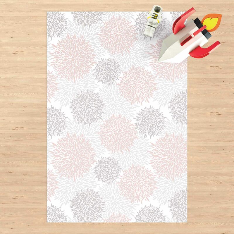 

Alfombras vinílicas - Big Drawn Dandelion In Light Pink - Alto 3:2 Dimensión LxA: 210cm x 140cm