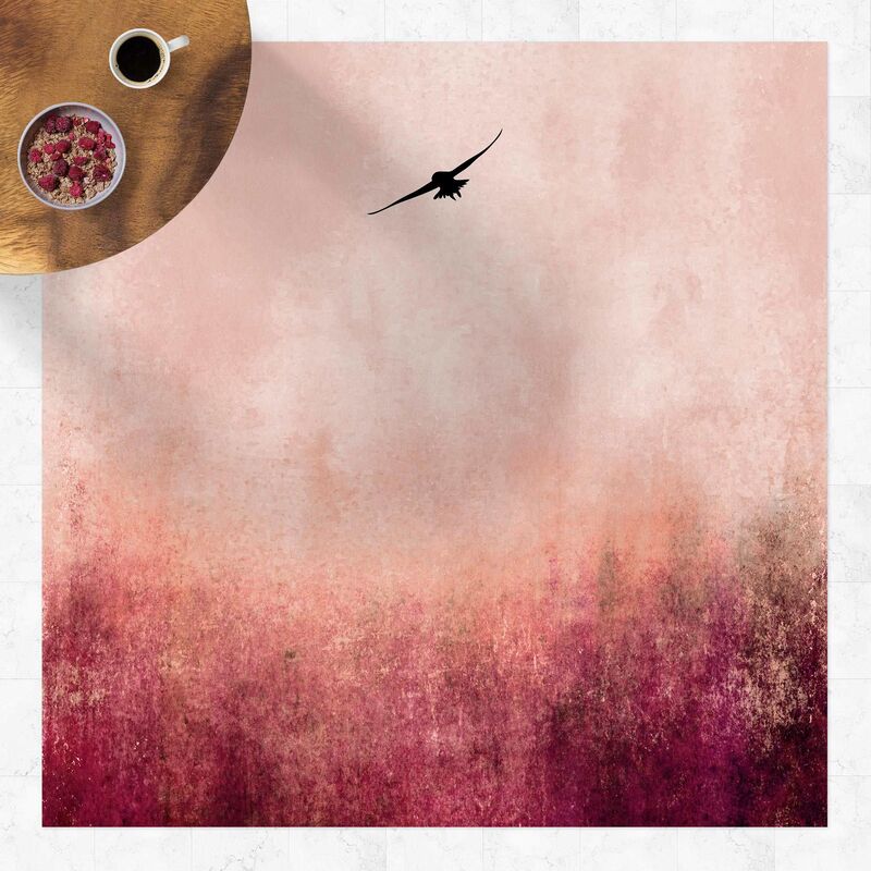 

Bilderwelten - Alfombras vinílicas - Bird In Sunset - Cuadrado 1:1 Dimensión LxA: 120cm x 120cm