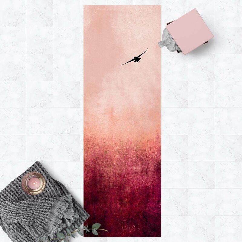 

Alfombras vinílicas - Bird In Sunset - Panorámico Dimensión LxA: 90cm x 30cm
