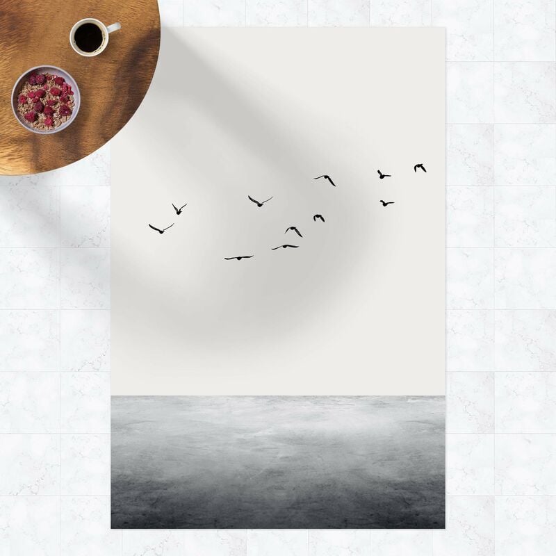 

Alfombras vinílicas - Birds Migrating South - Alto 3:2 Dimensión LxA: 120cm x 80cm