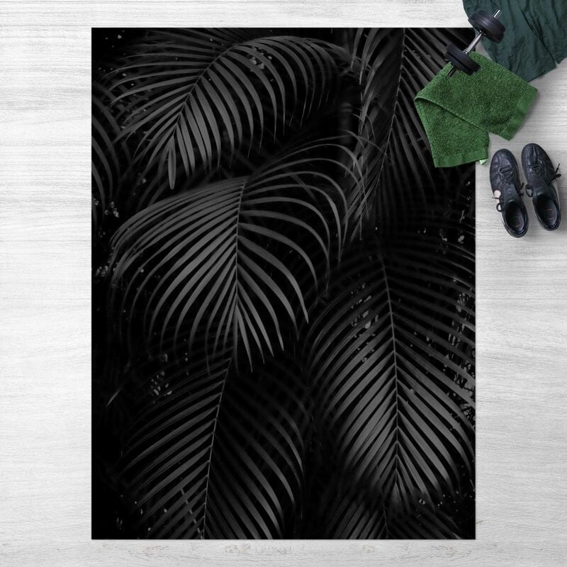 

Alfombras vinílicas - Black Palm Fronds - Alto 4:3 Dimensión LxA: 120cm x 90cm