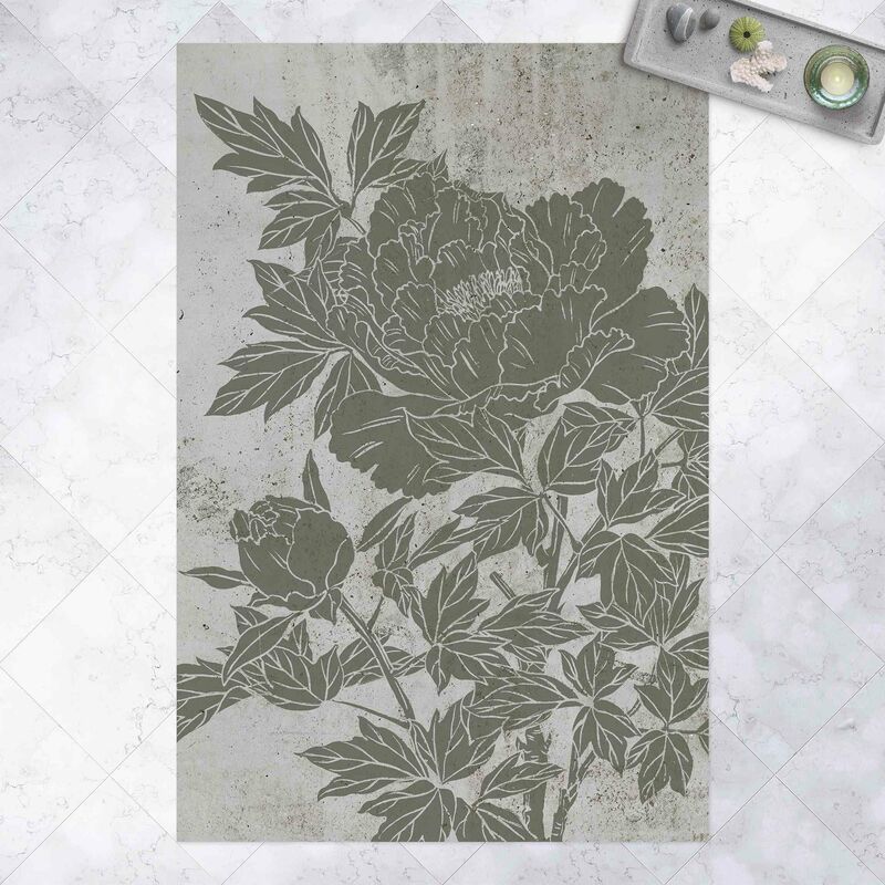 

Alfombras vinílicas - Blooming Peonies ll - Alto 3:2 Dimensión LxA: 90cm x 60cm