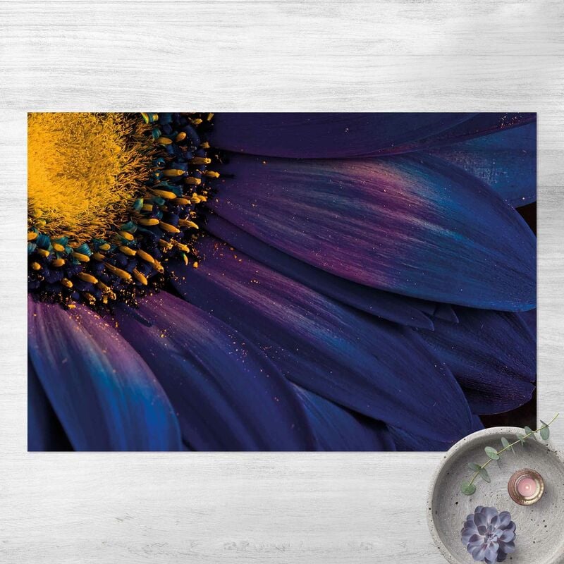 

Alfombras vinílicas - Blue Gerbera Flower - Apaisado 2:3 Dimensión LxA: 60cm x 90cm