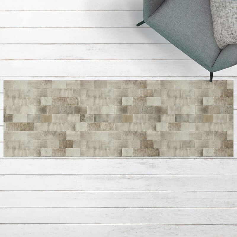 

Alfombras vinílicas - Brick Concrete Wall - Panorama Formato apaisado Dimensión LxA: 70cm x 210cm
