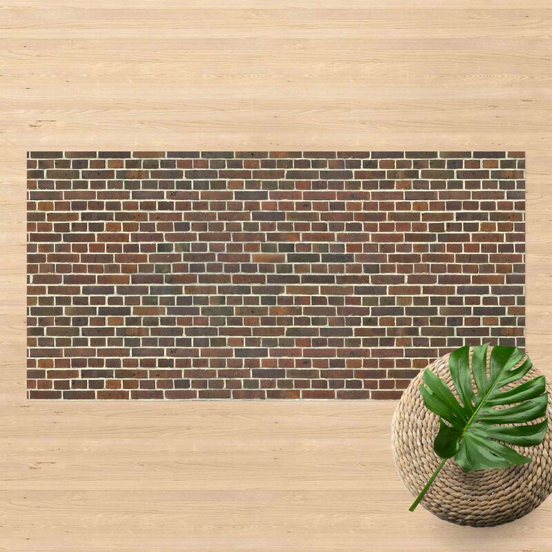 

Bilderwelten - Alfombras vinílicas - Brick Wall Reddish Brown - Apaisado 1:2 Dimensión LxA: 40cm x 80cm