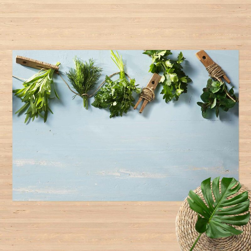 

Alfombras vinílicas - Bundled Herbs - Apaisado 2:3 Dimensión LxA: 60cm x 90cm