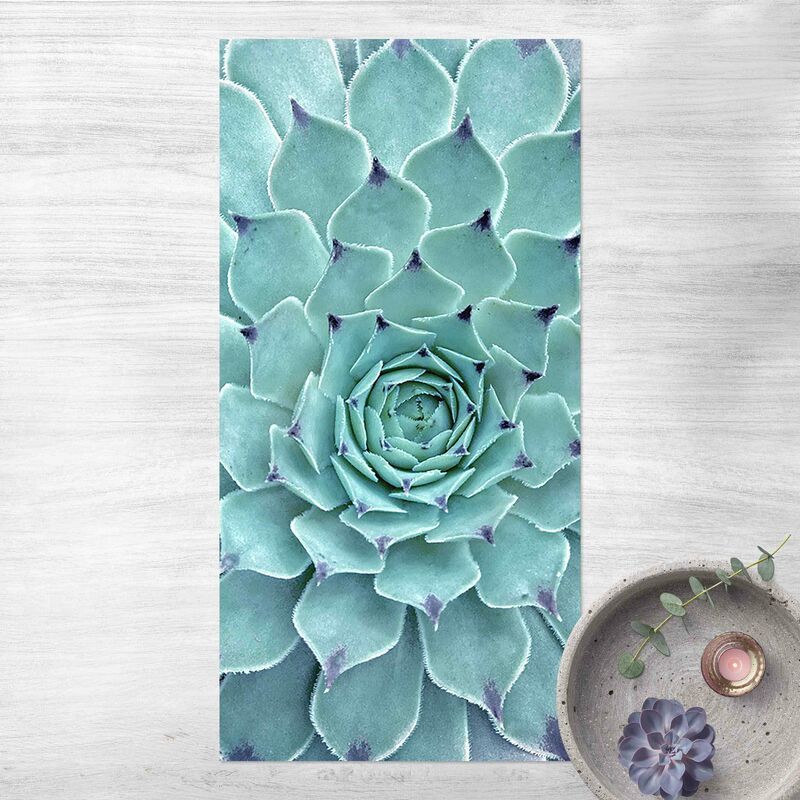

Alfombras vinílicas - Cactus Agave - Alto 2:1 Dimensión LxA: 180cm x 90cm