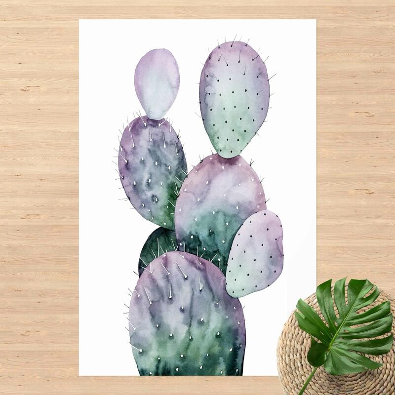 

Alfombras vinílicas - Cactus In Purple II - Alto 3:2 Dimensión LxA: 90cm x 60cm
