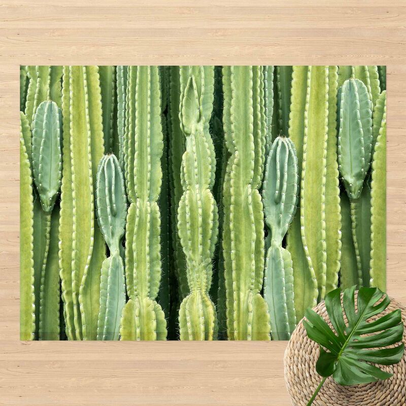 

Alfombras vinílicas - Cactus Wall - Apaisado 3:4 Dimensión LxA: 45cm x 60cm