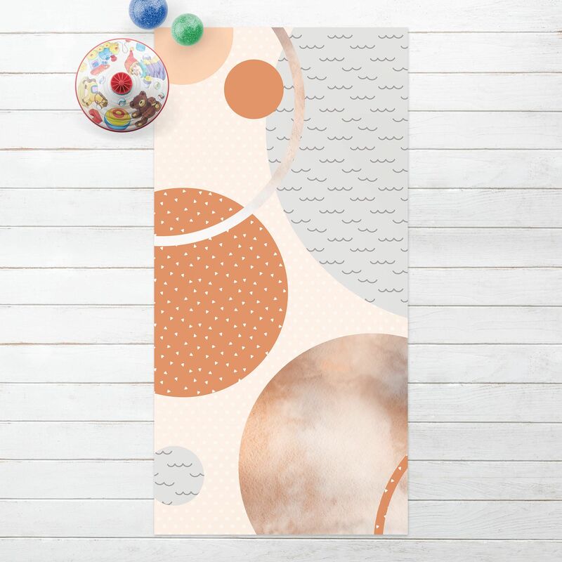 

Alfombras vinílicas - Children`s Rug Grafical - Sand And Desert - Alto 2:1 Dimensión LxA: 120cm x 60cm