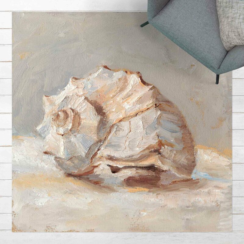 

Bilderwelten - Alfombras vinílicas - Clam Shell Study II - Cuadrado 1:1 Dimensión LxA: 40cm x 40cm